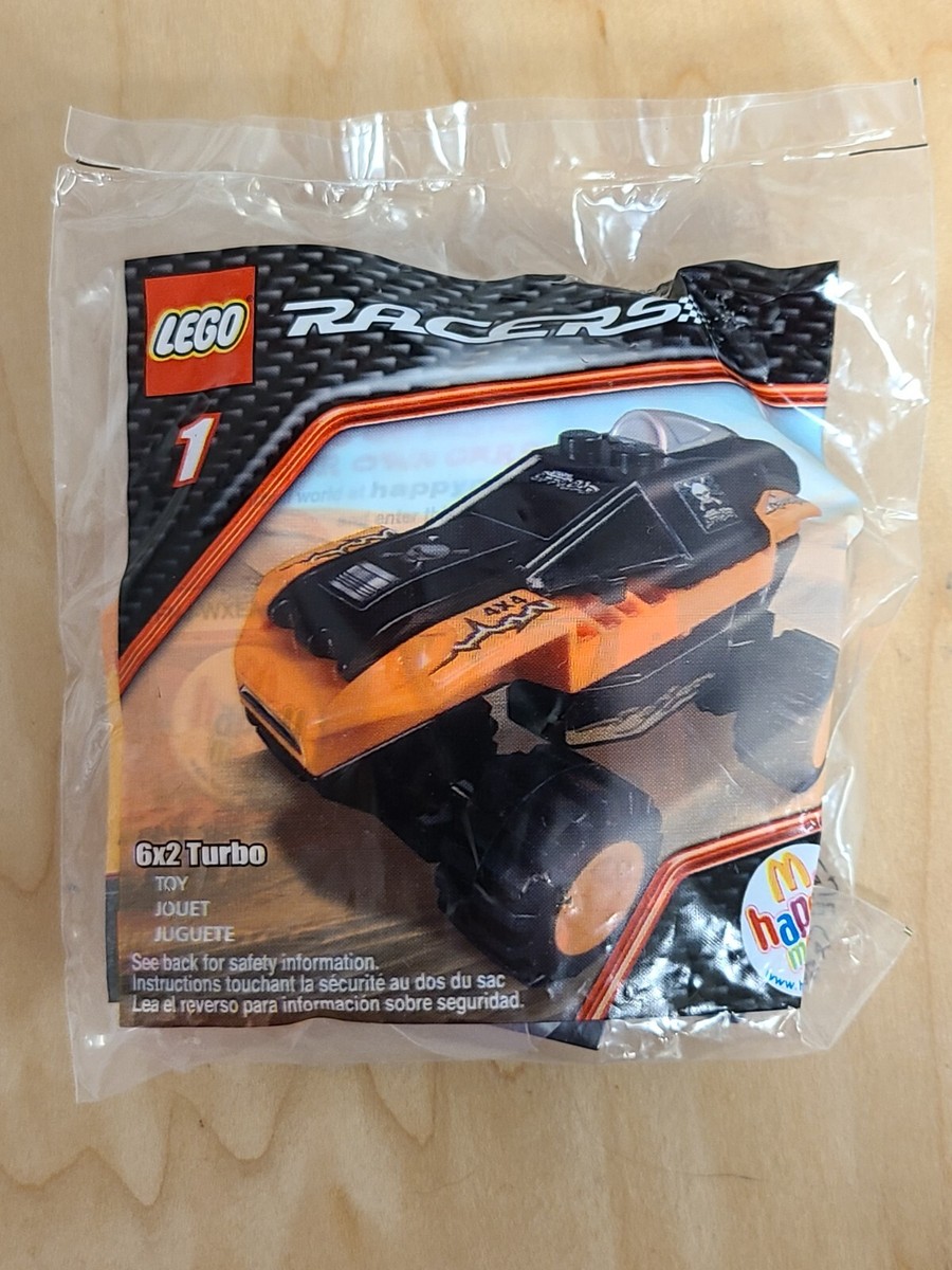 Lot of 6 2009 LEGO Racers McDonalds Happy Meal Toy New in package