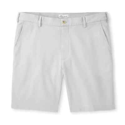 Peter Millar Light Gray Pilot Twill Shorts ME0B05 NWT 44  Waist 8'' Inseam