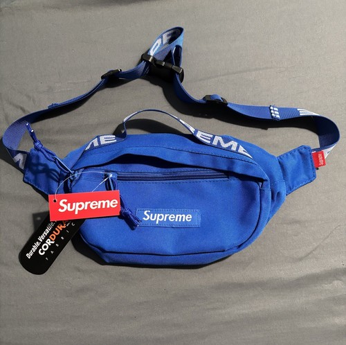 Supreme waist bag blue - Gem