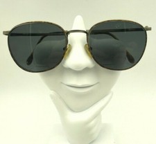 Vintage Bulova South Hampton Tortoise Metal Oval Sunglasses FRAMES ONLY