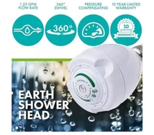 Niagara Conservation N2917 Earth Spa 3Spray Shower Head 1.75 GPM 2.7-in Screw On