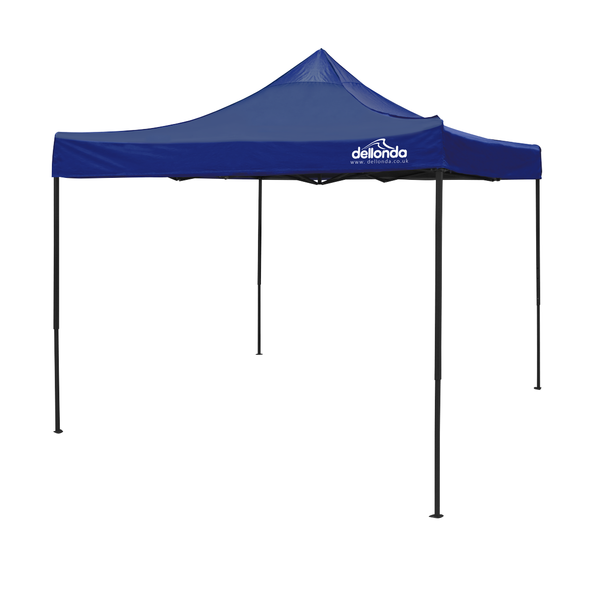 Dellonda 3x3m Pop-Up Gazebo Water Resistant /Carry Bag, Rope, Stakes - Blue
