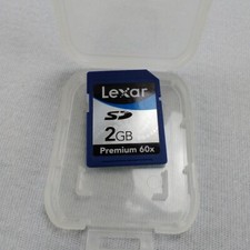 Original Lexar Media 2 GB SD Memory Card - 31126-2GBBS A Standard Digital 60x