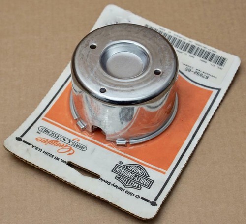 Harley Originale Contagiri Coperchio Tachimetro Cromo Sportster XL 84-94 - Picture 2 of 3