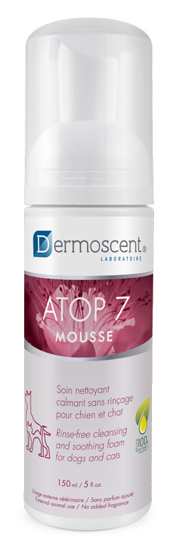 ATOP 7 Dermoscent Mousse for Dogs and Cats (150 mL)