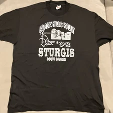 Vintage- 1998- Sturgis- IF YOU CAN READ THIS..- Double Sided Graphic T Shirt- XL