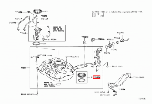 Genuine Corolla ZRE153 ZRE152 1.8 2.0 Fuel Pump Gauge Retainer With Gasket - Picture 16 of 20