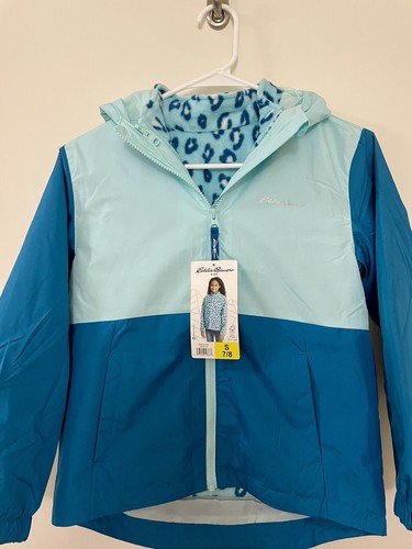 Eddie Bauer Jacket 3 in 1 - with Fleece - Youth Girls Small 7/8 - Bluegreen - Picture 3 of 3