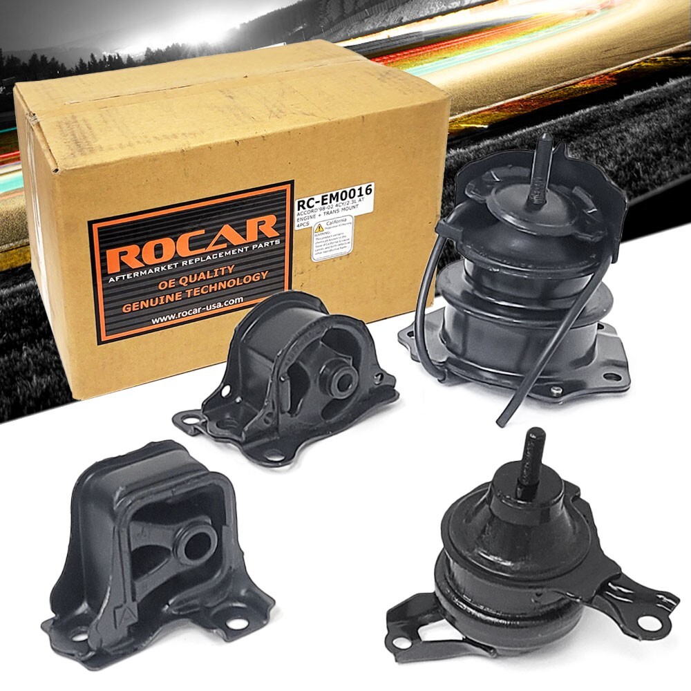 Rocar Honda Accord 98-02 4cy 2.3l at Engine Trans Mount 4pcs for 