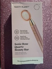 Vanity Planet Sonic Rose Quartz Beauty Bar LED Wand VNT25024 Brand New