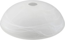 Aspen Creative Glass Shade 23099-11 Alabaster Contemporary 11-5/8"D x 3-5/8"H