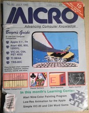 Micro Magazine, July 1983 - Buyer's Guide to Apple, Atari, TRS-80, Commodore, TI