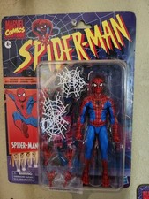 Marvel Legends Retro Spider-Man Cel Shaded in box