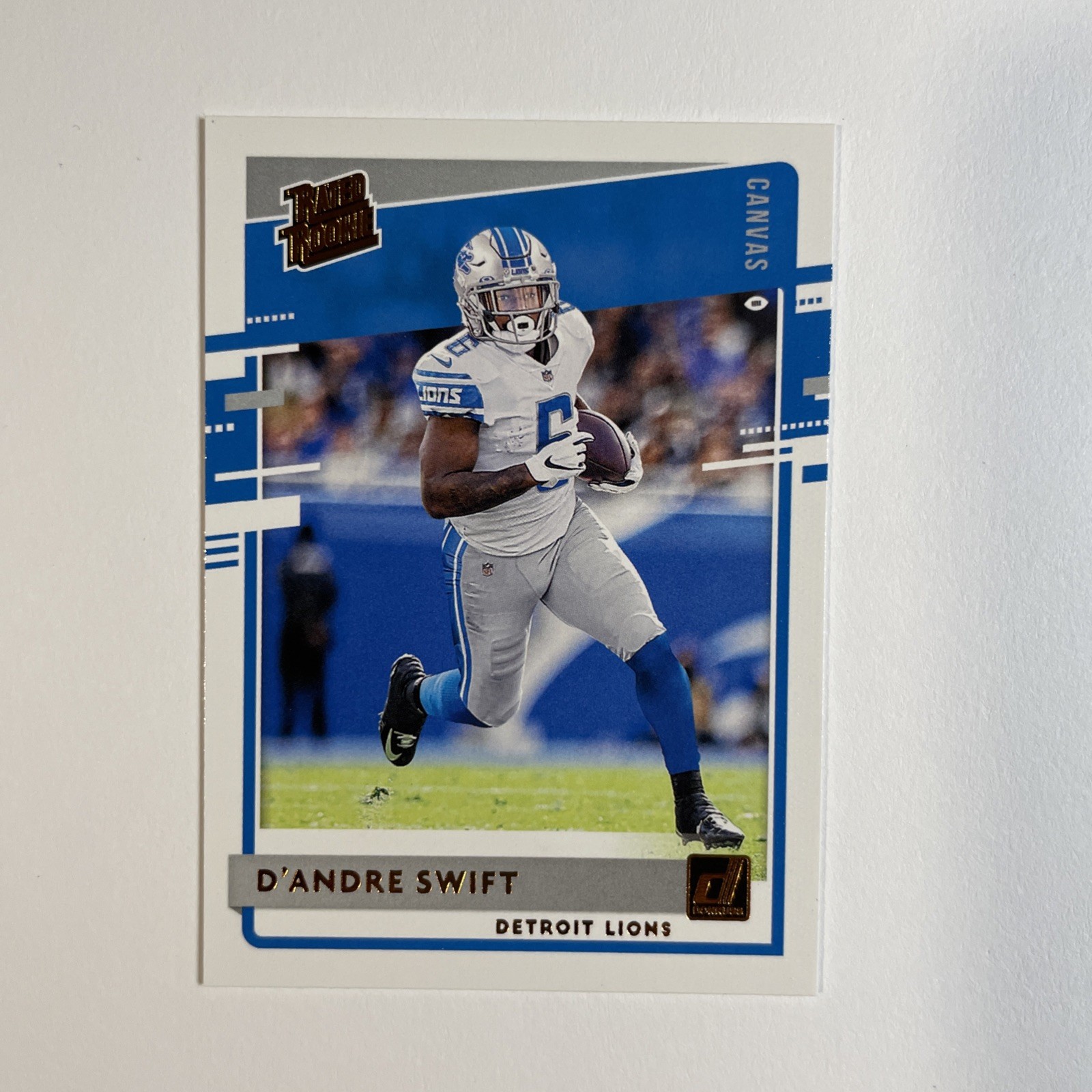 2020 Panini Donruss - Rated Rookie D'Andre Swift #309 Canvas (RC)