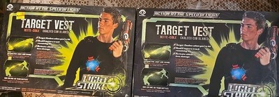 2 - Light Strike Target Vest New #3431 WowWee Laser Tag Game Lights Up New