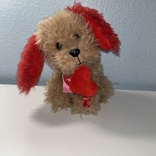 Dan Dee Singing/Dancing Valentines Puppy Dog Plush Animated Sings Dances