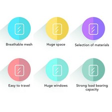 A-Bird Backpack Carrier Bird Carrier Bag Large Space Portable Transparent