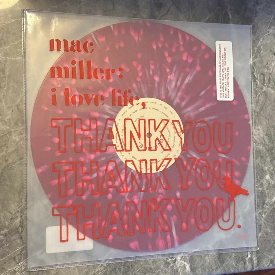Mac Miller I Love Life, Thank You Vinyl | Red/White Splatter | Fat Beats | 2025 Foto 2 de 2