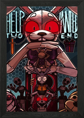Five Nights at Freddy's Poster Gerahmt Wandbild Poster Leinwanddruck Bild