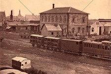 Historic Railway Workshops Sydney March 1871 Vintage Australia 6"x 4" Photo Prin