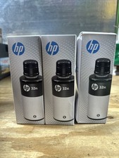 HP Original Ink 32 Black HP Smart Tank Plus 550, 650 Series Lot of 3- EXP 03/26