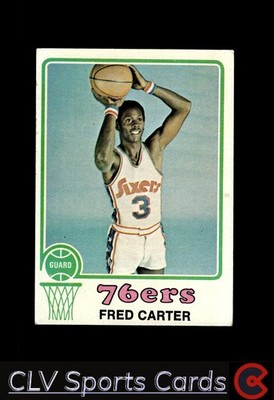 Philadelphia 76ers Fred Carter #111 Topps Basketball Near Mint or Better