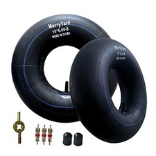  2-Pack Premium 15x6.00-6" Inner Tubes with TR-13 Straight Valve Stem - for