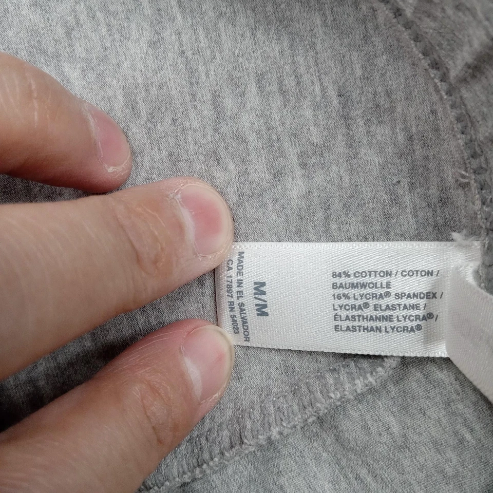 Pantalones GapBody para mujer gris medio salón yoga acampanados pierna elásticos tirar informales Foto 3 de 4