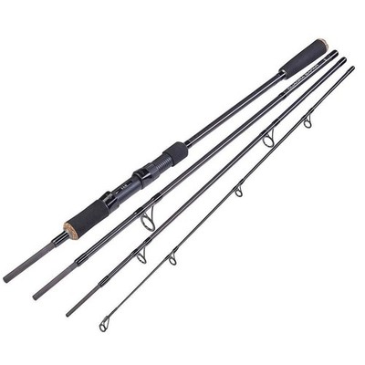 DAM Quadra Safar 2,40m 15-40g 4-teilige Reiserute Spinnrute Travel Rute mit Rohr