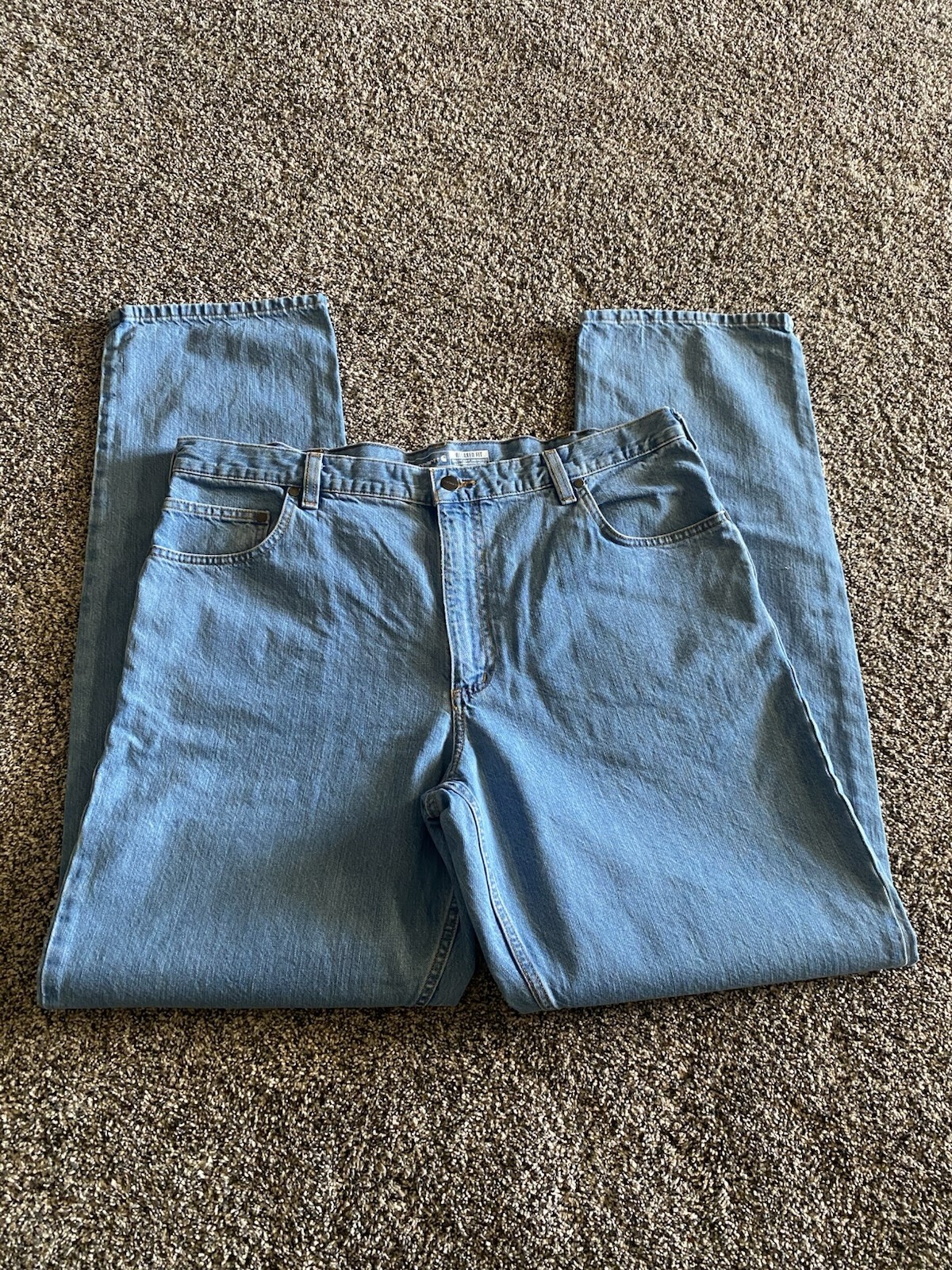 Carhartt Jeans Men's 40x36 Denim Lot 2 Relaxed Fit Medium Wash BD5119-M Straight thumbnail 3