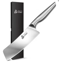 DDF iohEF Nakiri Kitchen Knife, Stainless Steel, Non-slip, Ergonomic Handle