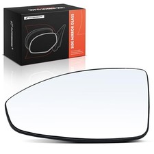 Left Driver Side Mirror Glass with Backing Plate - Compatible with Chevrolet