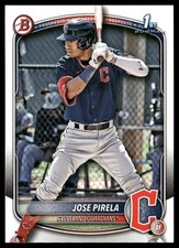 2025 Bowman #BP-111 Jose Pirela Prospects Cleveland Guardians 1st  RC