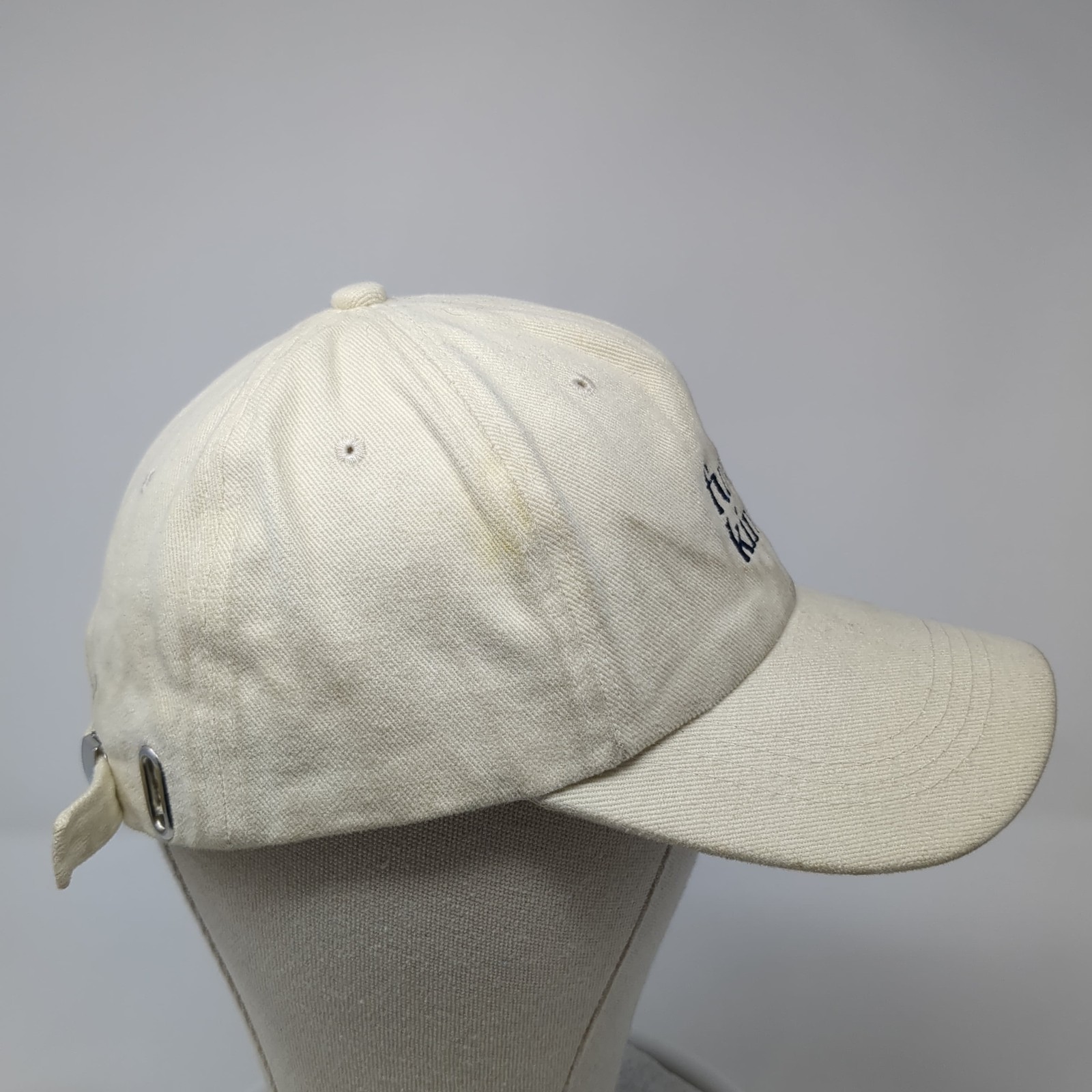 Future Kind Slideback Hat Solid Beige One Size Ad… - image 5