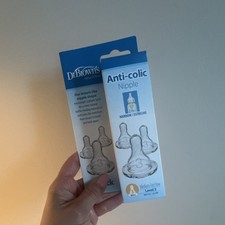 Dr. Brown s Anti-Colic Silicone Nipple Level 3 Medium-Fast Flow 6m Model SN361