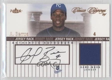 2004 Fleer Classic Clippings Jersey Rack Bronze /149 Angel Berroa #JRA-AB Auto