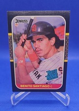 1987 Donruss - Rated Rookie Benito Santiago #31