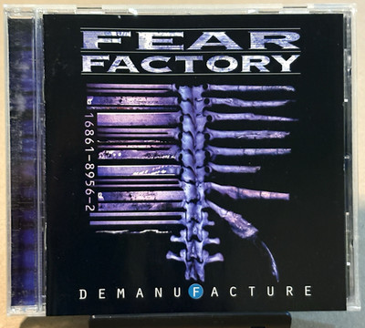 FEAR FACTORY *DEMANUFACTURE* (CD, 1995, Roadrunner) MINT CONDITION, FAST SHIP!