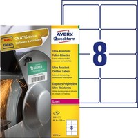 Avery Zweckform Ultra-Resistente Folien-Etiketten 99,1 X 67,7 Mm 320 Etiketten