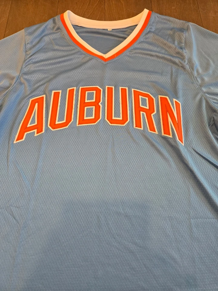 Jersey de bateo suéter de béisbol azul polvo vintage cosido de los Tigres del castaño rojizo 1984 Foto 3 de 4