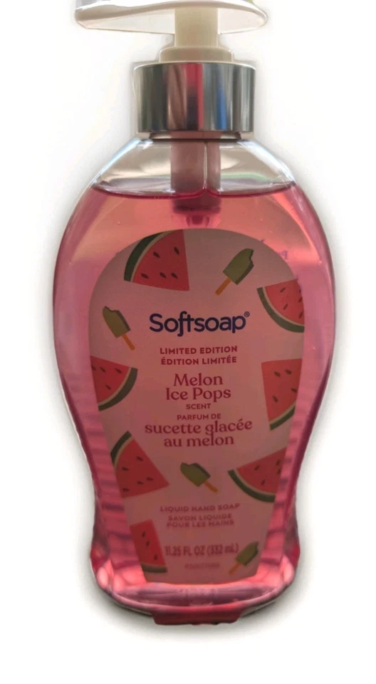 6 PACOTES de sabonete macio edição limitada Sabonete líquido para as mãos Melon Ice Pops 11,25 oz bombas, novo - Imagem 2 de 4