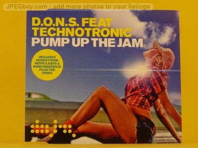 D.O.N.S. FT TECHNOTRONIC PUMP UP THE JAM (L82) 6 Track CD Single including Pictu