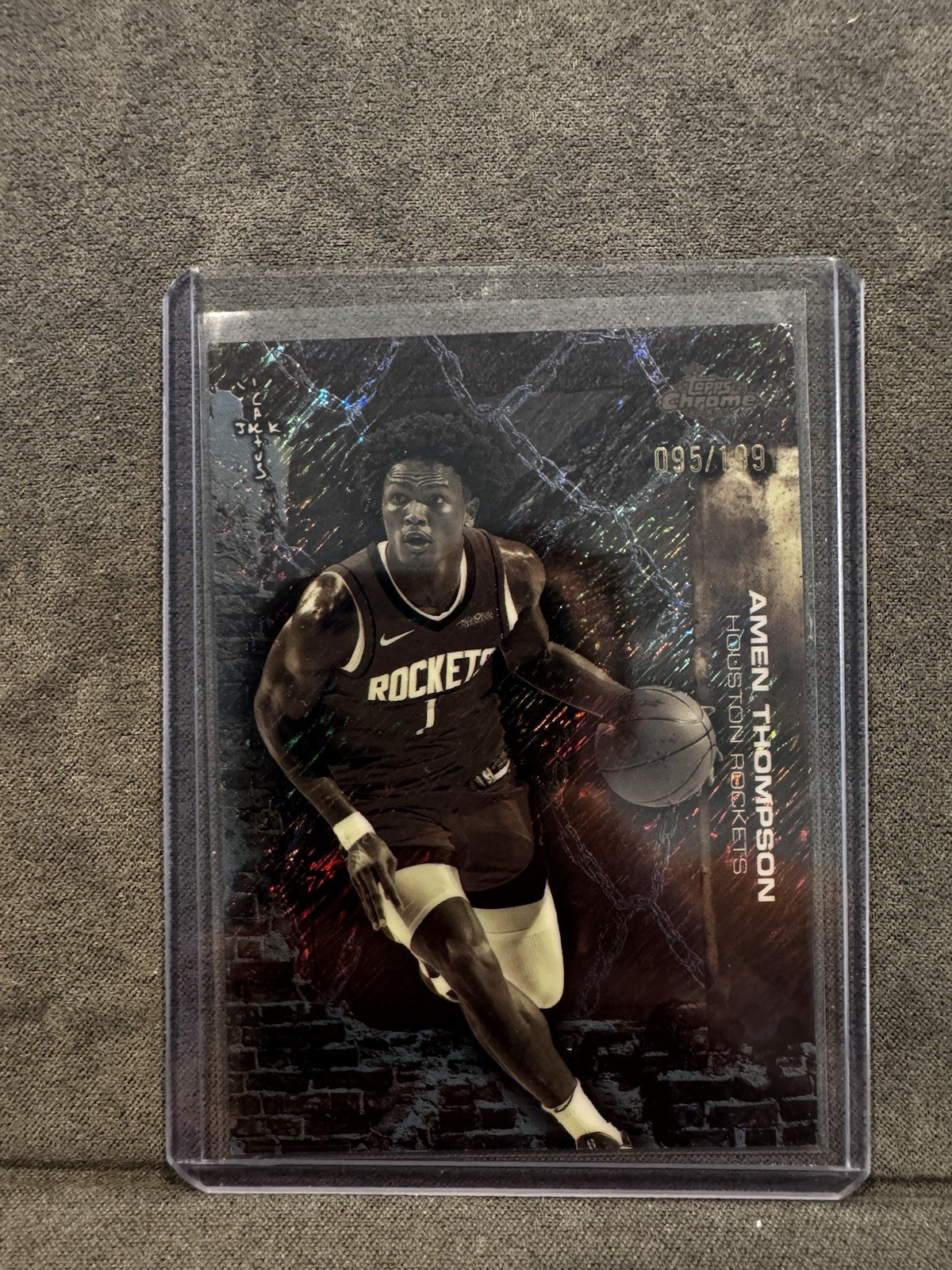 2025-26 Topps Chrome Cactus Jack Amen Thompson /199 #55