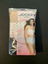 Jockey Elance 3 Breathe Comfort Briefs 100 Cotton Pointelle Sz 9/XXL