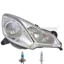Scheinwerfer rechts inkl. Premium Lampen für Citroën C3 II SC_ mit LWR Motor