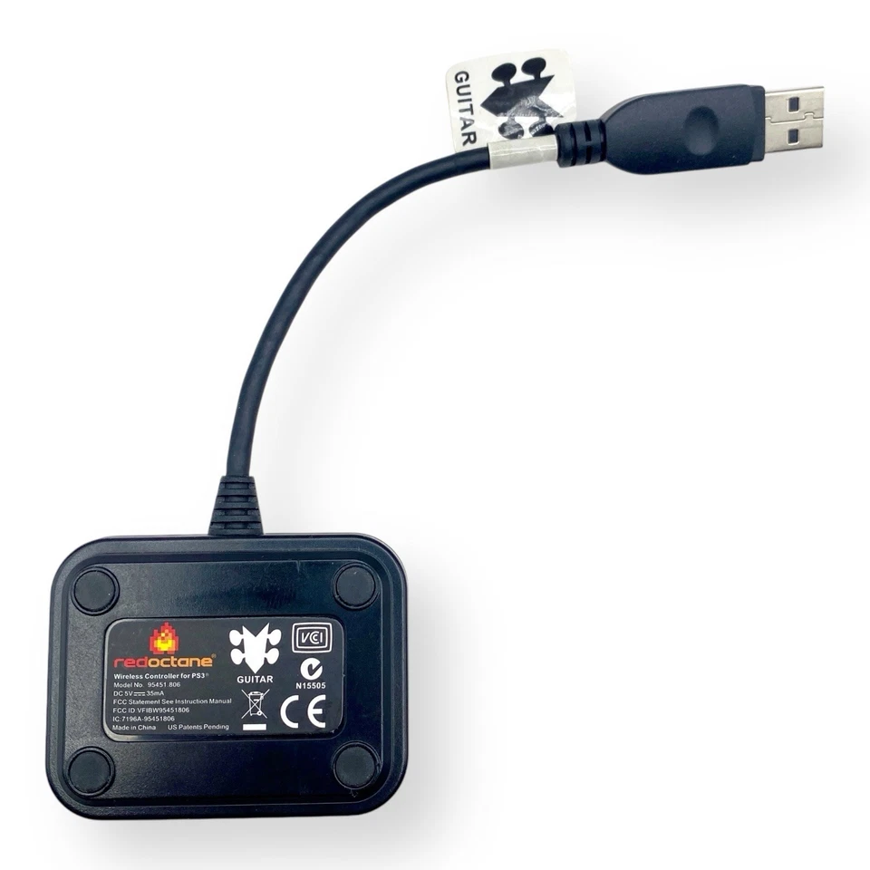 PlayStation 3 Guitar Hero 95451.806 Receptor Inalámbrico Dongle (Rojo Octano) PS3 Foto 4 de 4