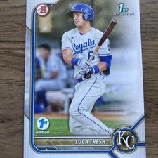Luca Tresh 1st 2022 Bowman 1st Edition #BPPF-136 Kansas City Royals
