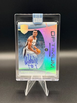 DAVID ROBINSON 2024-25 Panini Eminence Optimum Diamond Autographs 09/10