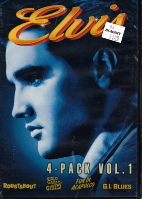 Paramount dvd set Elvis Presley 4 Pack Vol 1  brand new sealed