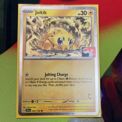 Holo Joltik 050/242 Spielpreis Pack Serie 7 Stamped Pokémon Karte